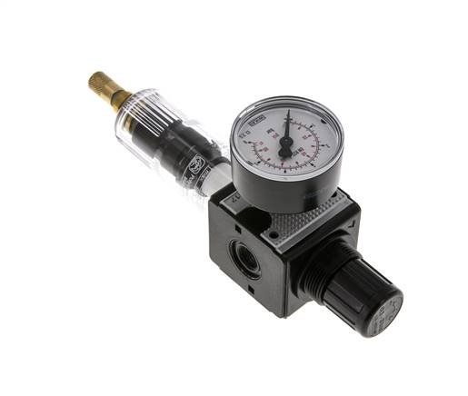 Filter-Regulator G1/4'' 1600 l/min 0.1-3.0bar/1-44psi Auto Polycarbonate Multifix 1