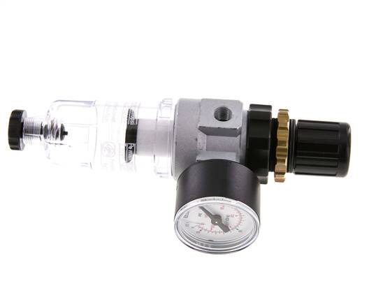 Filter-Regulator G1/8'' 350 l/min 0.5-16.0bar/7-232psi Semi-Auto Polycarbonate Standard 0