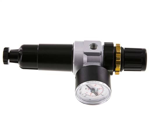 Filter-Regulator G1/8'' 350 l/min 0.5-10.0bar/7-145psi Semi-Auto Metal Standard 0