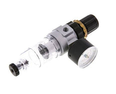 Filter-Regulator G1/8'' 350 l/min 0.5-6.0bar/7-87psi Semi-Auto Polycarbonate Standard 0