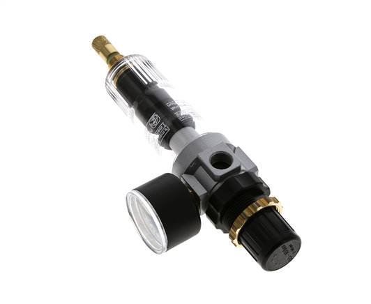 Filter-Regulator G1/4'' 350 l/min 0.5-10.0bar/7-145psi Auto Polycarbonate Standard 0