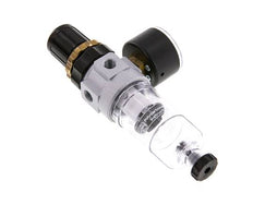 Filter-Regulator G1/8'' 350 l/min 0.5-6.0bar/7-87psi Semi-Auto Polycarbonate Standard 0