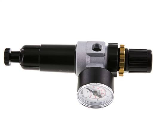 Filter-Regulator G1/4'' 350 l/min 0.5-16.0bar/7-232psi Semi-Auto Metal Standard 0