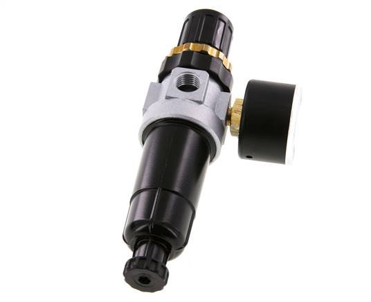Filter-Regulator G1/4'' 350 l/min 0.5-16.0bar/7-232psi Semi-Auto Metal Standard 0