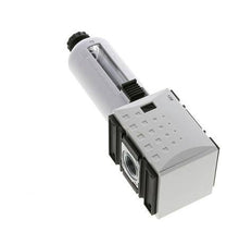 Filter 5microns G3/8'' 2200 l/min Semi-Auto Polycarbonate Futura 1