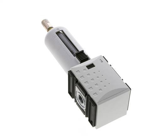 Filter 5microns G1/4'' 2200 l/min Auto (Closed Without Pressure) Polycarbonate Futura 1