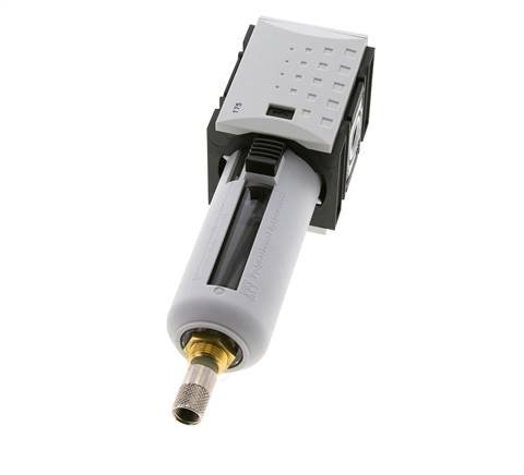 Filter 5microns G1/4'' 2200 l/min Auto (Closed Without Pressure) Polycarbonate Futura 1