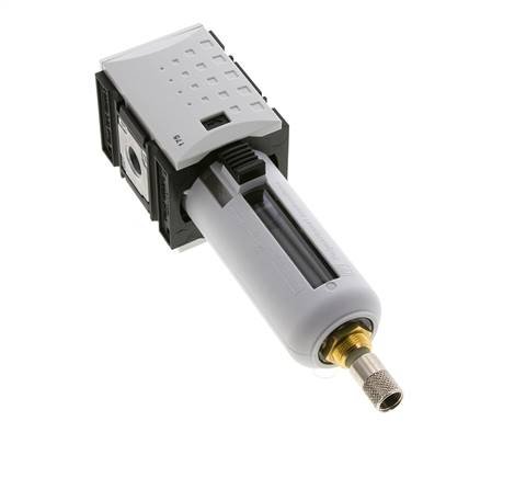 Filter 5microns G1/4'' 2200 l/min Auto (Closed Without Pressure) Polycarbonate Futura 1