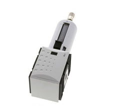 Filter 5microns G1/4'' 2200 l/min Auto (Closed Without Pressure) Polycarbonate Futura 1