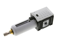 Filter 5microns G1/4'' 2200 l/min Auto (Closed Without Pressure) Polycarbonate Futura 1