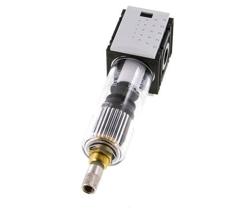 Filter 5microns G1/4'' 1000 l/min Auto (Closed Without Pressure) Polycarbonate Futura 0