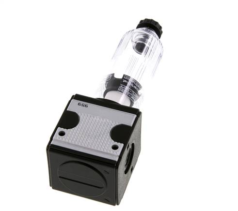 Filter 5microns G1/4'' 2000 l/min Semi-Auto Polycarbonate Multifix 1