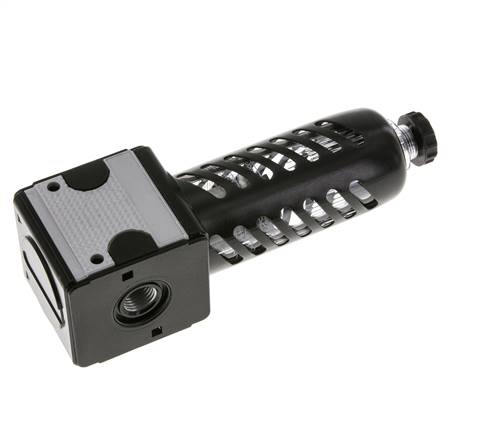 Filter 5microns G1/4'' 2000 l/min Semi-Auto Protective Cage Polycarbonate Multifix 1