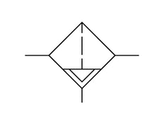 Filter 5microns G3/8'' 800 l/min Semi-Auto Protective Cage Polycarbonate Standard 1
