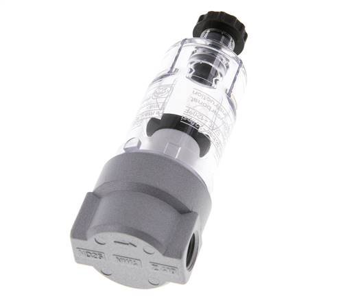 Filter 5microns G1/4'' 800 l/min Semi-Auto Polycarbonate Standard 0