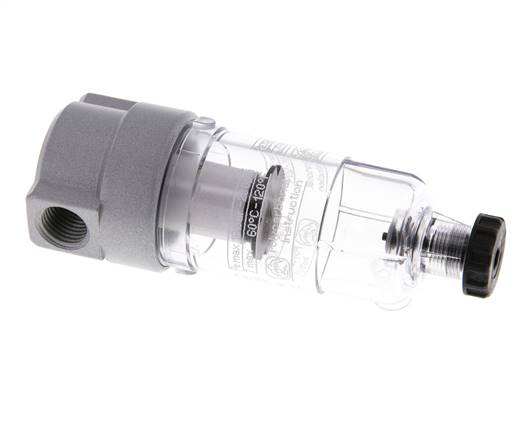 Filter 5microns G1/4'' 800 l/min Semi-Auto Polycarbonate Standard 0