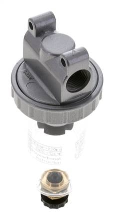 Filter 5microns G3/8'' 800 l/min Semi-Auto Polycarbonate Standard 1