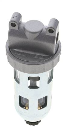 Filter 5microns G1/4'' 800 l/min Semi-Auto Protective Cage Polycarbonate Standard 1