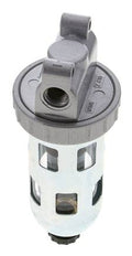 Filter 5microns G1/4'' 800 l/min Semi-Auto Protective Cage Polycarbonate Standard 1