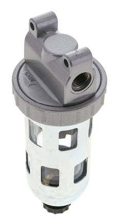 Filter 5microns G1/4'' 800 l/min Semi-Auto Protective Cage Polycarbonate Standard 1