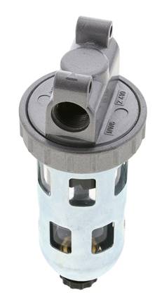 Filter 5microns G3/8'' 800 l/min Semi-Auto Protective Cage Polycarbonate Standard 1