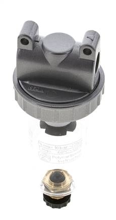 Filter 5microns G1/4'' 800 l/min Semi-Auto Polycarbonate Standard 1