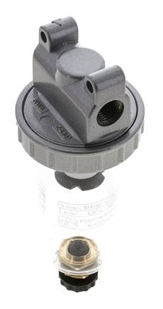 Filter 5microns G1/4'' 800 l/min Semi-Auto Polycarbonate Standard 1