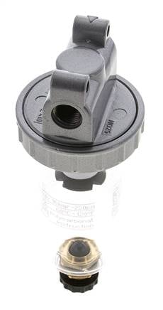 Filter 5microns G1/4'' 800 l/min Semi-Auto Polycarbonate Standard 1