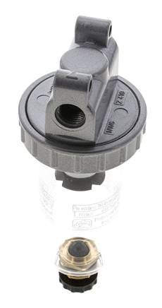 Filter 5microns G1/4'' 800 l/min Semi-Auto Polycarbonate Standard 1