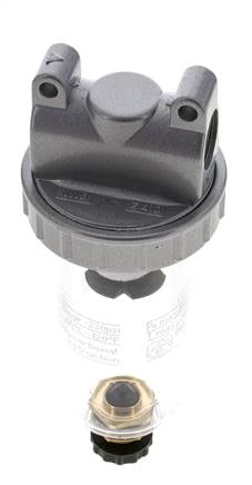 Filter 5microns G3/8'' 800 l/min Semi-Auto Polycarbonate Standard 1