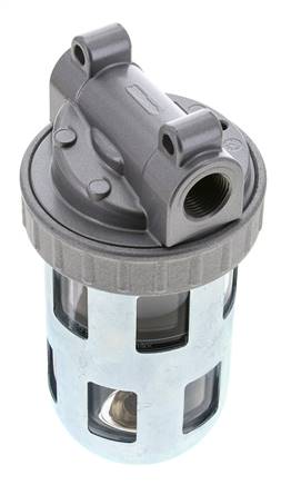 Filter 40microns G3/8'' 3100 l/min Semi-Auto Protective Cage Polycarbonate Standard 2
