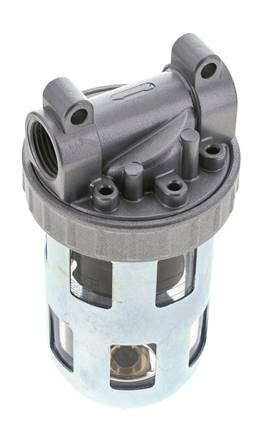 Filter 40microns G1/2'' 3100 l/min Semi-Auto Protective Cage Polycarbonate Standard 2