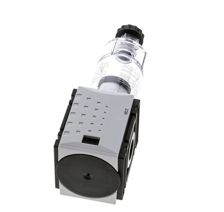 Pre-Filter 0.3microns G1/4'' 140 l/min Semi-Auto Polycarbonate Futura 0