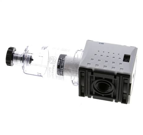 Pre-Filter 0.3microns G1/4'' 140 l/min Semi-Auto Polycarbonate Futura 0