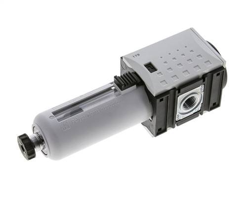 Pre-Filter 0.3microns G1/4'' 300 l/min Semi-Auto Polycarbonate Futura 1