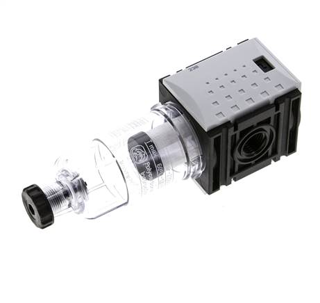 Pre-Filter 0.3microns G1/4'' 140 l/min Semi-Auto Polycarbonate Futura 0