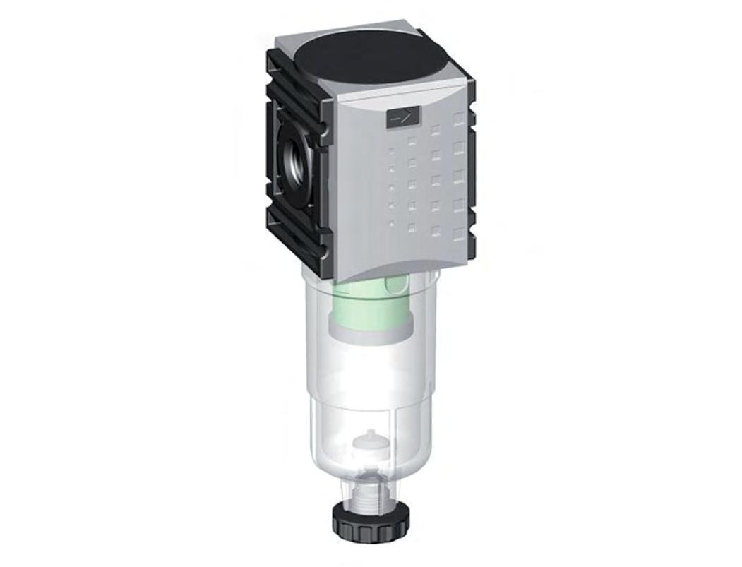 Pre-Filter 0.3microns G1/4'' 140 l/min Semi-Auto Polycarbonate Futura 0