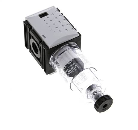 Pre-Filter 0.3microns G1/4'' 140 l/min Semi-Auto Polycarbonate Futura 0