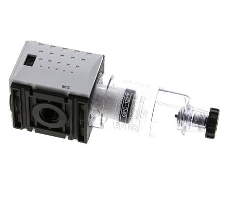 Pre-Filter 0.3microns G1/4'' 140 l/min Semi-Auto Polycarbonate Futura 0