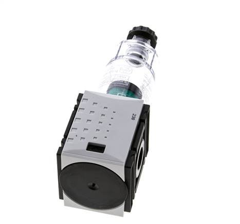 Microfilter 0.01microns G1/4'' 190 l/min Semi-Auto Polycarbonate Futura 0