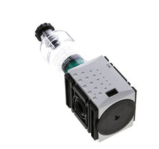 Microfilter 0.01microns G1/4'' 190 l/min Semi-Auto Polycarbonate Futura 0