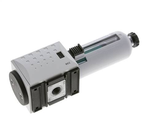 Microfilter 0.01microns G1/4'' 350 l/min Auto Polycarbonate Futura 1