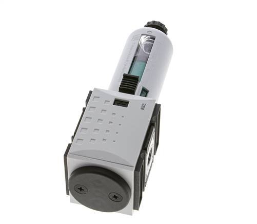 Microfilter 0.01microns G1/4'' 350 l/min Semi-Auto Polycarbonate Futura 1