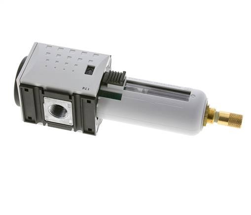 Microfilter 0.01microns G3/8'' 350 l/min Auto Polycarbonate Futura 1