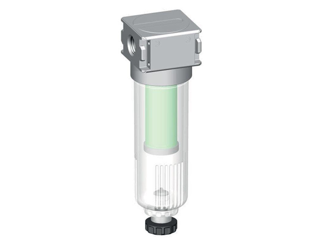 Microfilter 0.01microns G1/4'' 450 l/min Semi-Auto Polycarbonate Multifix 0