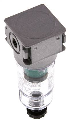 Microfilter 0.01microns G1/8'' 230 l/min Semi-Auto Polycarbonate Multifix 0