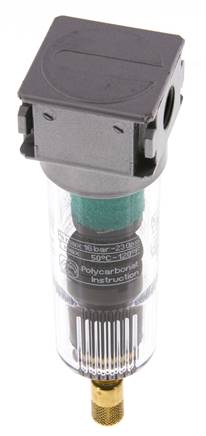 Microfilter 0.01microns G1/4'' 450 l/min Auto Polycarbonate Multifix 0