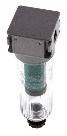 Microfilter 0.01microns G1/4'' 450 l/min Semi-Auto Polycarbonate Multifix 0