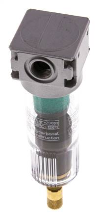 Microfilter 0.01microns G1/4'' 450 l/min Auto Polycarbonate Multifix 0