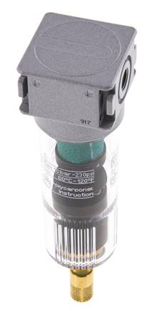 Microfilter 0.01microns G1/8'' 230 l/min Auto Polycarbonate Multifix 0